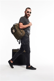 Backpacks for men, leather and fabric | Mandarina Duck